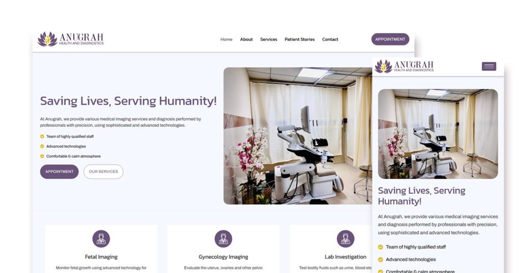 Anugrah Websit design & development on wordpress