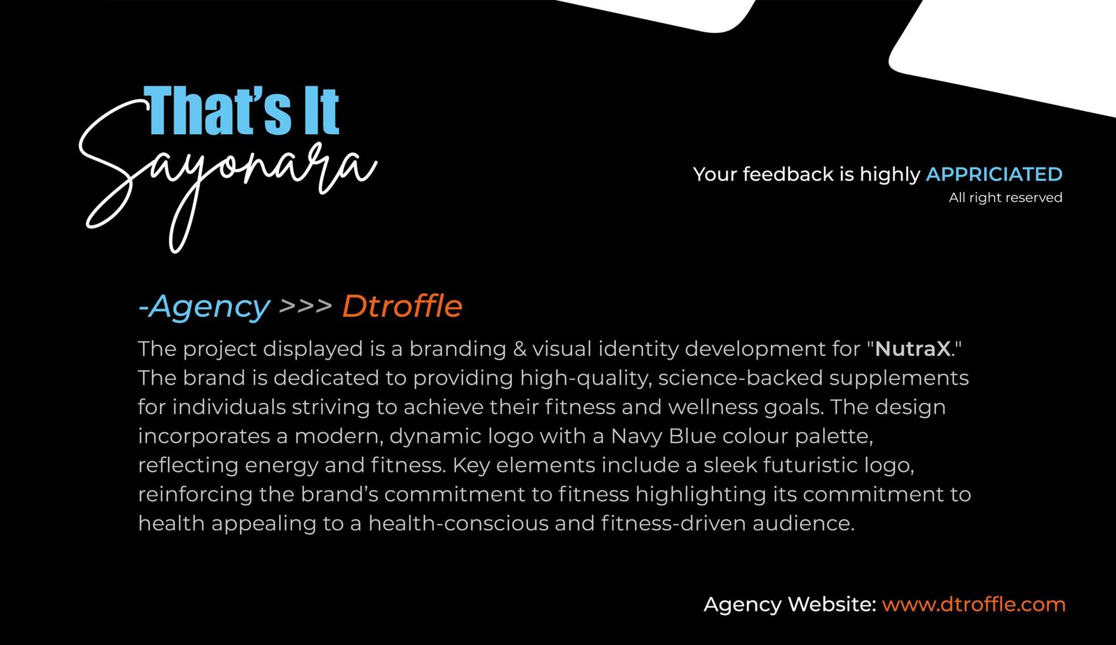 NutraX Branding Work by Dtroffle 16