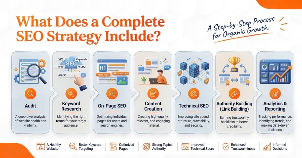What Does a Complete SEO Strategy Include?